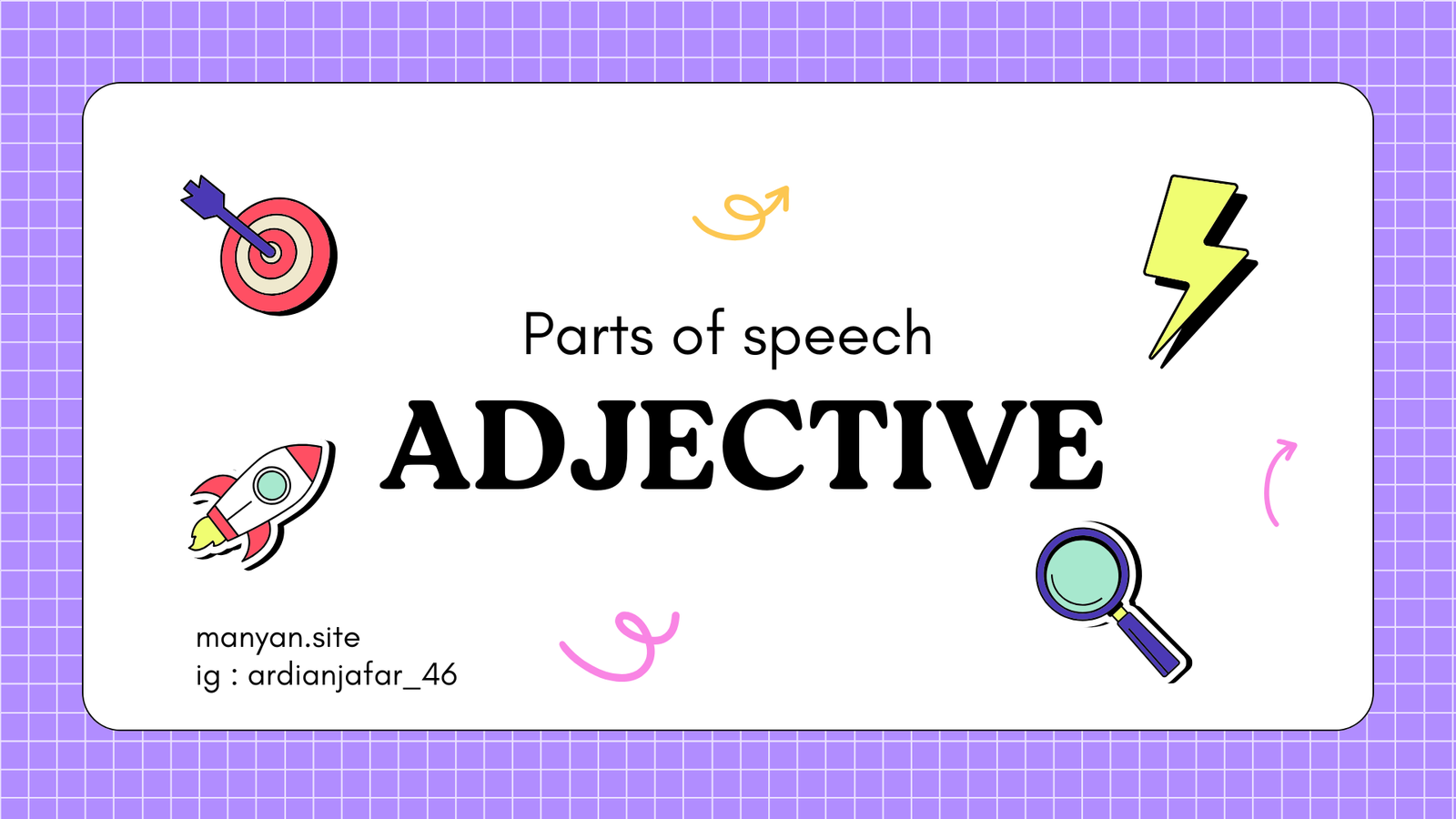 Mengenal Adjective atau kata sifat bahasa inggris lengkap dengan penjelasan